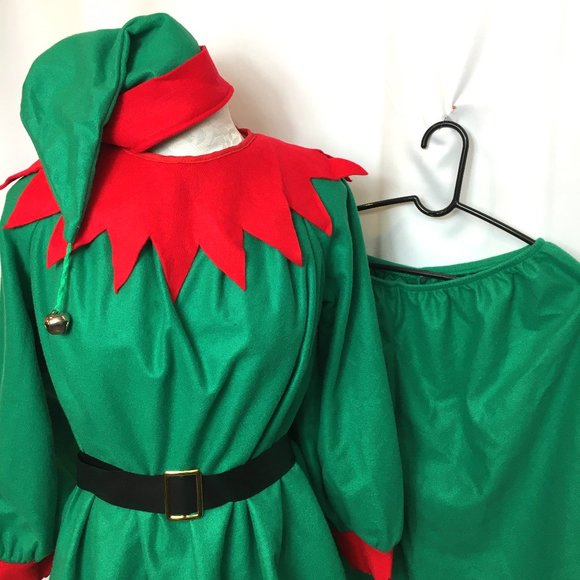 Christmas Elf Pants & Tunic 5 pc Halco #1193 NWT NOS - Picture 3 of 7